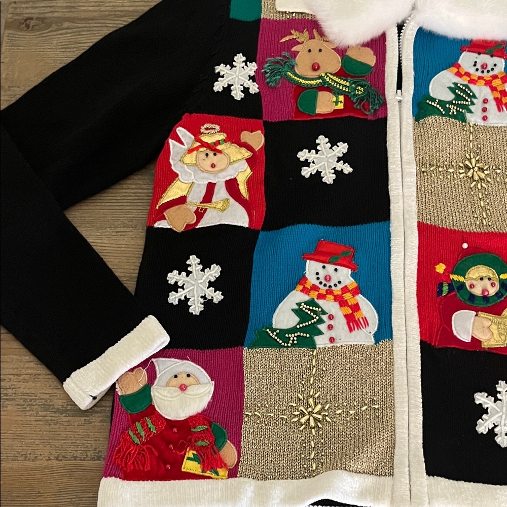 Lisa International Holiday Cardigan - Picture 4 of 5